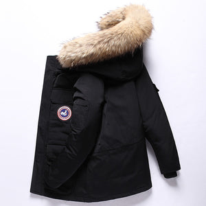 Down Jacket Canadian Feather Jacket Bomber Jacket Goose Down Coat