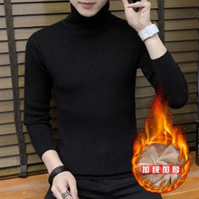 Load image into Gallery viewer, Streetwear Turtleneck Men Sweaters Autumn Winter Warm Turtle Neck Vintage Braided Knitted Slim Fit Pullover Mens Top Jumpers 3XL