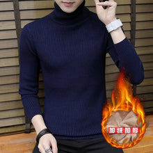 Load image into Gallery viewer, Streetwear Turtleneck Men Sweaters Autumn Winter Warm Turtle Neck Vintage Braided Knitted Slim Fit Pullover Mens Top Jumpers 3XL