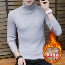 Load image into Gallery viewer, Streetwear Turtleneck Men Sweaters Autumn Winter Warm Turtle Neck Vintage Braided Knitted Slim Fit Pullover Mens Top Jumpers 3XL