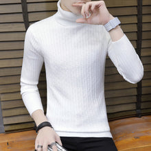 Load image into Gallery viewer, Streetwear Turtleneck Men Sweaters Autumn Winter Warm Turtle Neck Vintage Braided Knitted Slim Fit Pullover Mens Top Jumpers 3XL